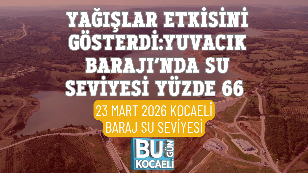 YAĞIŞLAR ETKİSİNİ GÖSTERDİ: YUVACIK BARAJI’NDA SU SEVİYESİ YÜZDE 66
