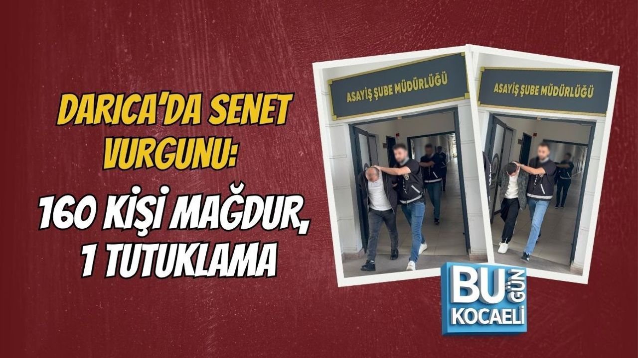 DARICA’DA SENET VURGUNU: 160 KİŞİ MAĞDUR, 1 TUTUKLAMA