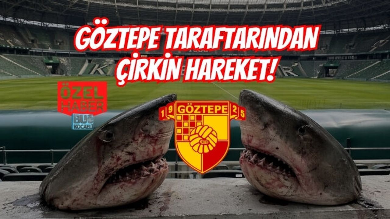 GÖZTEPE TARAFTARINDAN ÇİRKİN HAREKET!