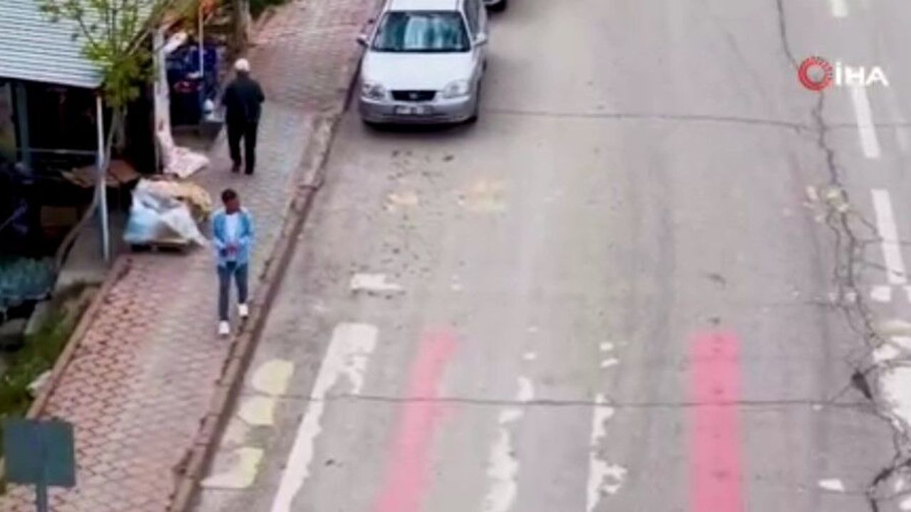 DRON TAKİBİNDEN KAÇAMADI! ARACINI BIRAKIP KAÇTI, 80 BİN LİRA CEZA YEDİ