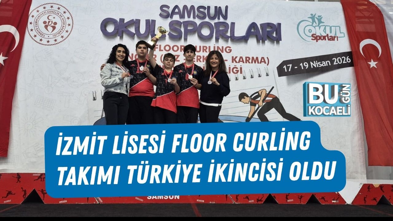 İZMİT LİSESİ FLOOR CURLİNG TAKIMI TÜRKİYE İKİNCİSİ OLDU