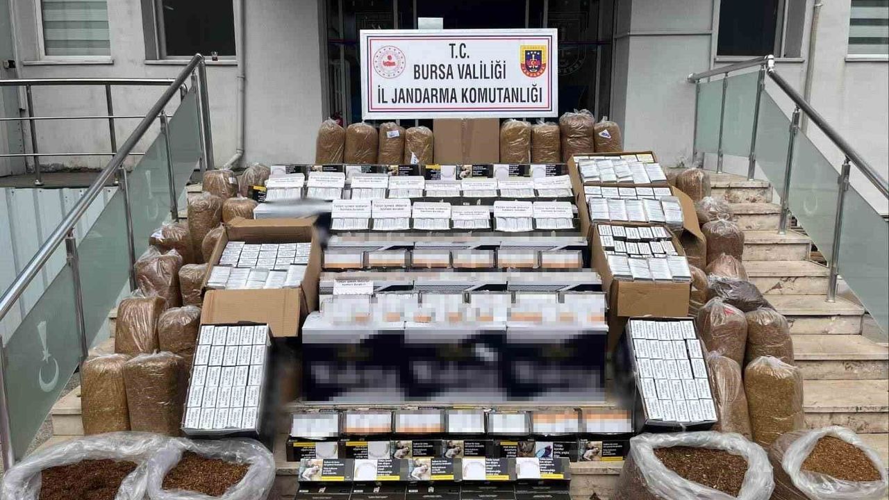 KAÇAK TÜTÜN OPERASYONU: BİNLERCE ÜRÜN ELE GEÇİRİLDİ