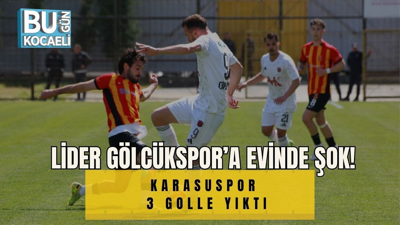 LİDER GÖLCÜKSPOR’A EVİNDE ŞOK! KARASUSPOR 3 GOLLE YIKTI