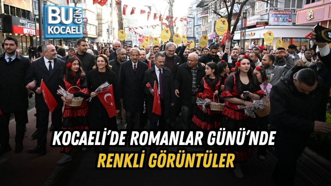 KOCAELİ’DE ROMANLAR GÜNÜ’NDE RENKLİ GÖRÜNTÜLER