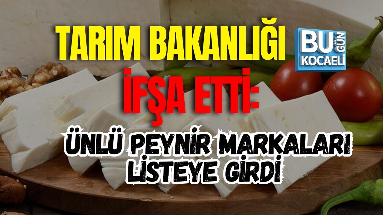 TARIM BAKANLIĞI İFŞA ETTİ: ÜNLÜ PEYNİR MARKALARI LİSTEYE GİRDİ