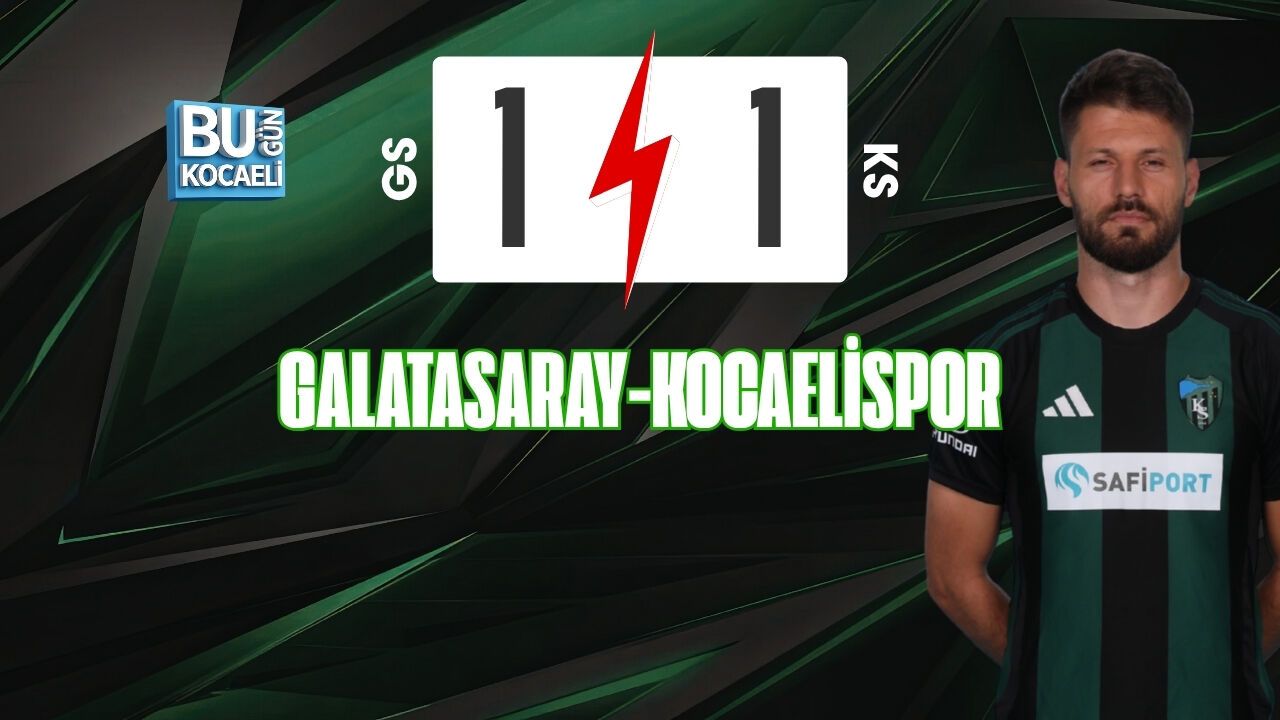 RAMS PARK’TA KOCAELİSPOR 77’DE 1-1’İ YAKALADI