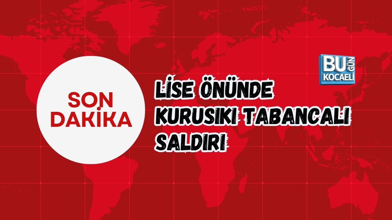 GAZİANTEP'TE LİSE ÖNÜNDE KURUSIKI TABANCALI SALDIRI