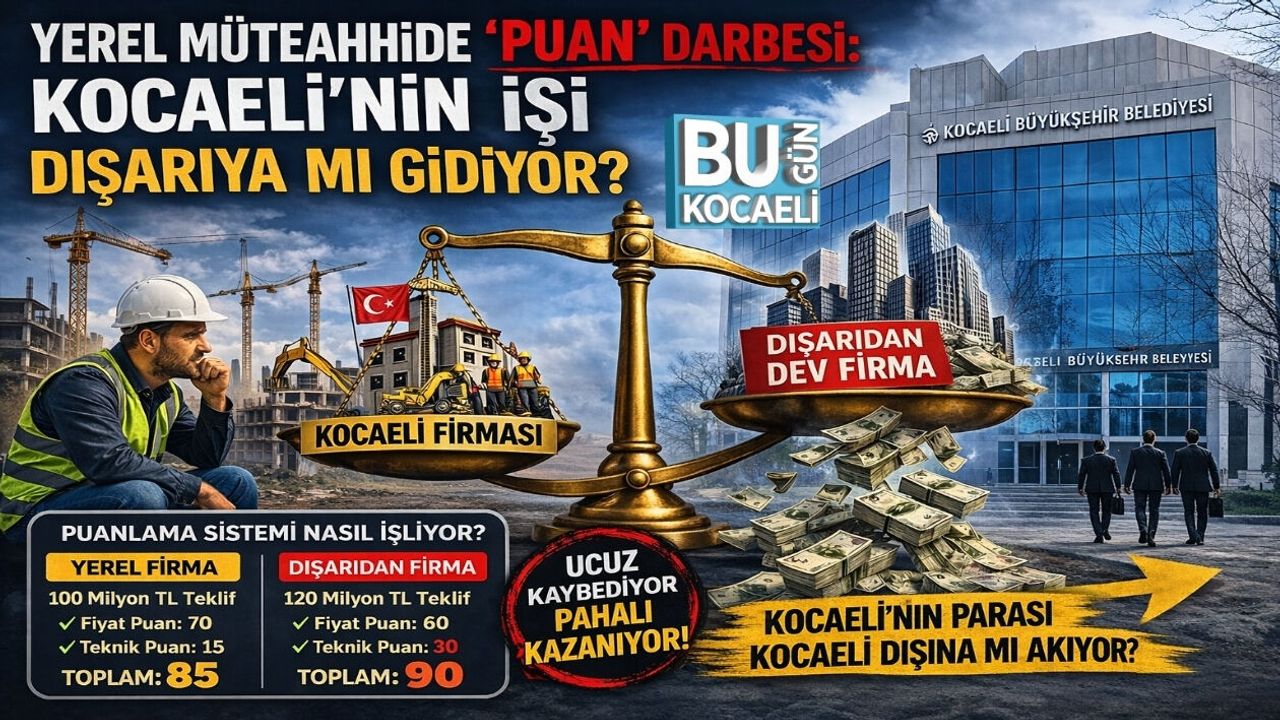 YEREL MÜTEAHHİDE ‘PUAN’ DARBESİ: KOCAELİ’NİN İŞİ DIŞARIYA MI GİDİYOR?