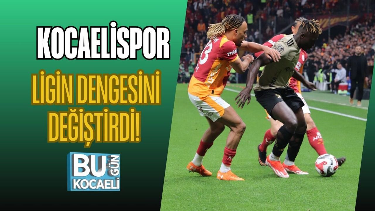 KOCAELİSPOR LİGİN DENGESİNİ DEĞİŞTİRDİ!