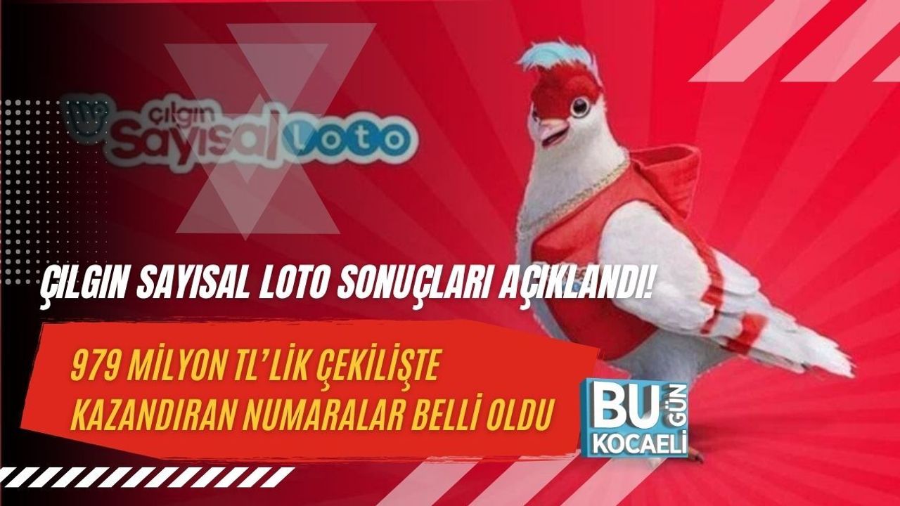 ÇILGIN SAYISAL LOTO SONUÇLARI AÇIKLANDI! 979 MİLYON TL’LİK ÇEKİLİŞTE KAZANDIRAN NUMARALAR BELLİ OLDU
