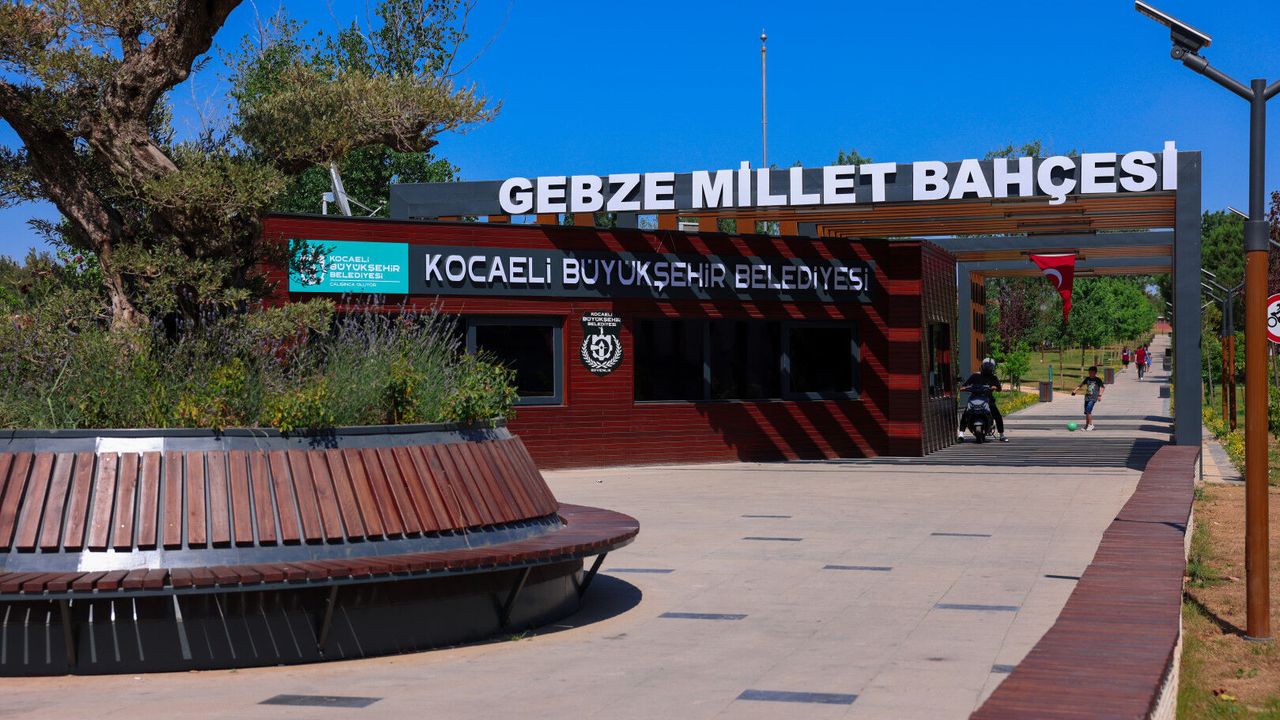GEBZE MİLLET BAHÇESİ BAHARLA BİRLİKTE VATANDAŞLARIN GÖZDESİ OLDU