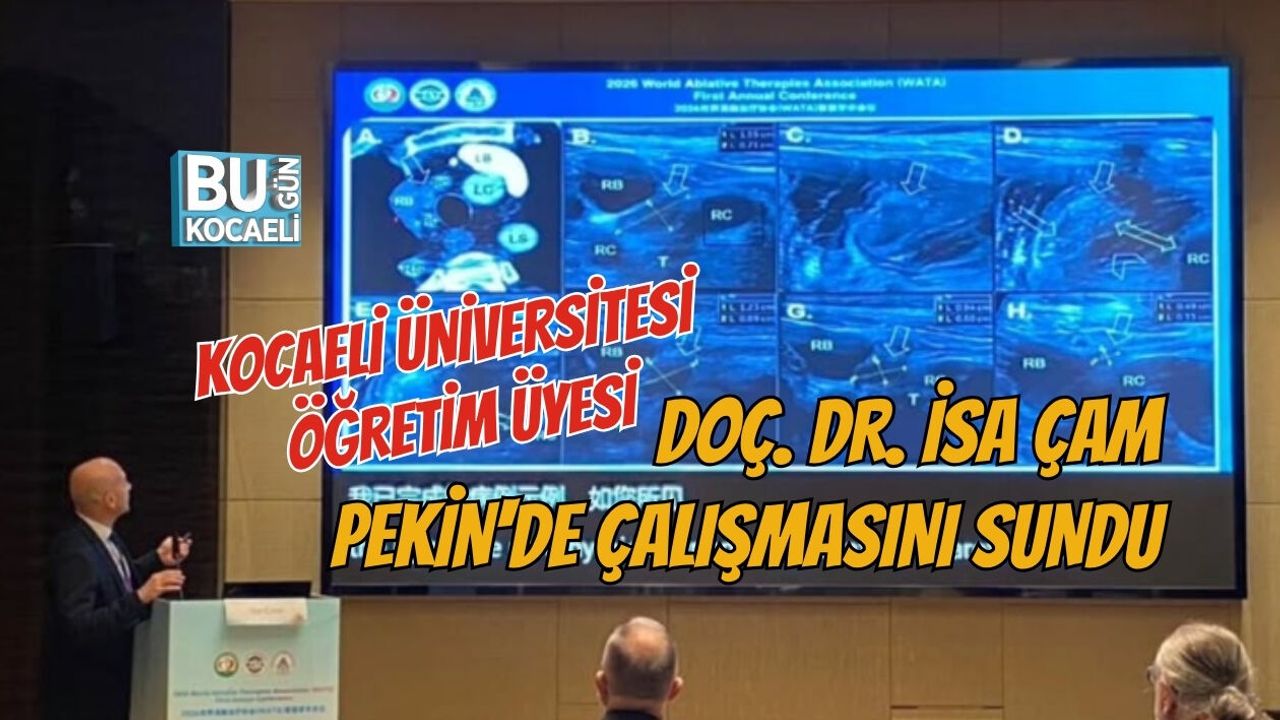 KOCAELİ ÜNİVERSİTESİ ÖĞRETİM ÜYESİ DOÇ. DR. İSA ÇAM PEKİN'DE ÇALIŞMASINI SUNDU