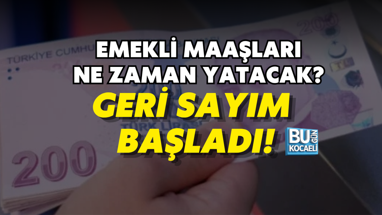 EMEKLİ MAAŞLARI NE ZAMAN YATACAK? GERİ SAYIM BAŞLADI!