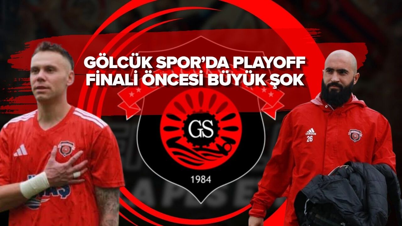 GÖLCÜK SPOR’DA PLAYOFF FİNALİ ÖNCESİ BÜYÜK ŞOK