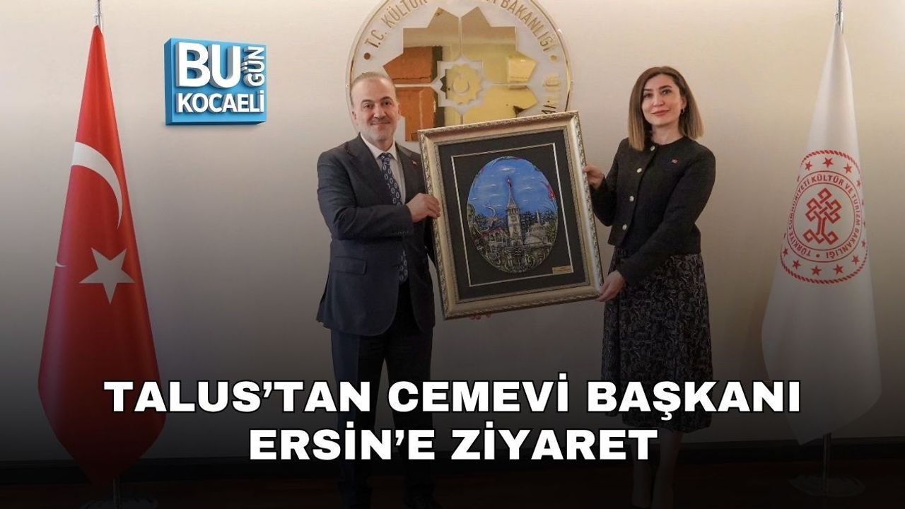 TALUS’TAN CEMEVİ BAŞKANI ERSİN’E ZİYARET