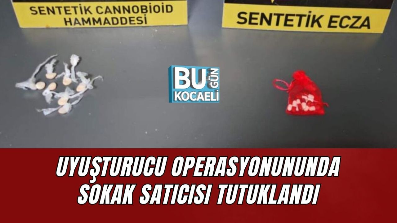 UYUŞTURUCU OPERASYONUNUNDA SOKAK SATICISI TUTUKLANDI