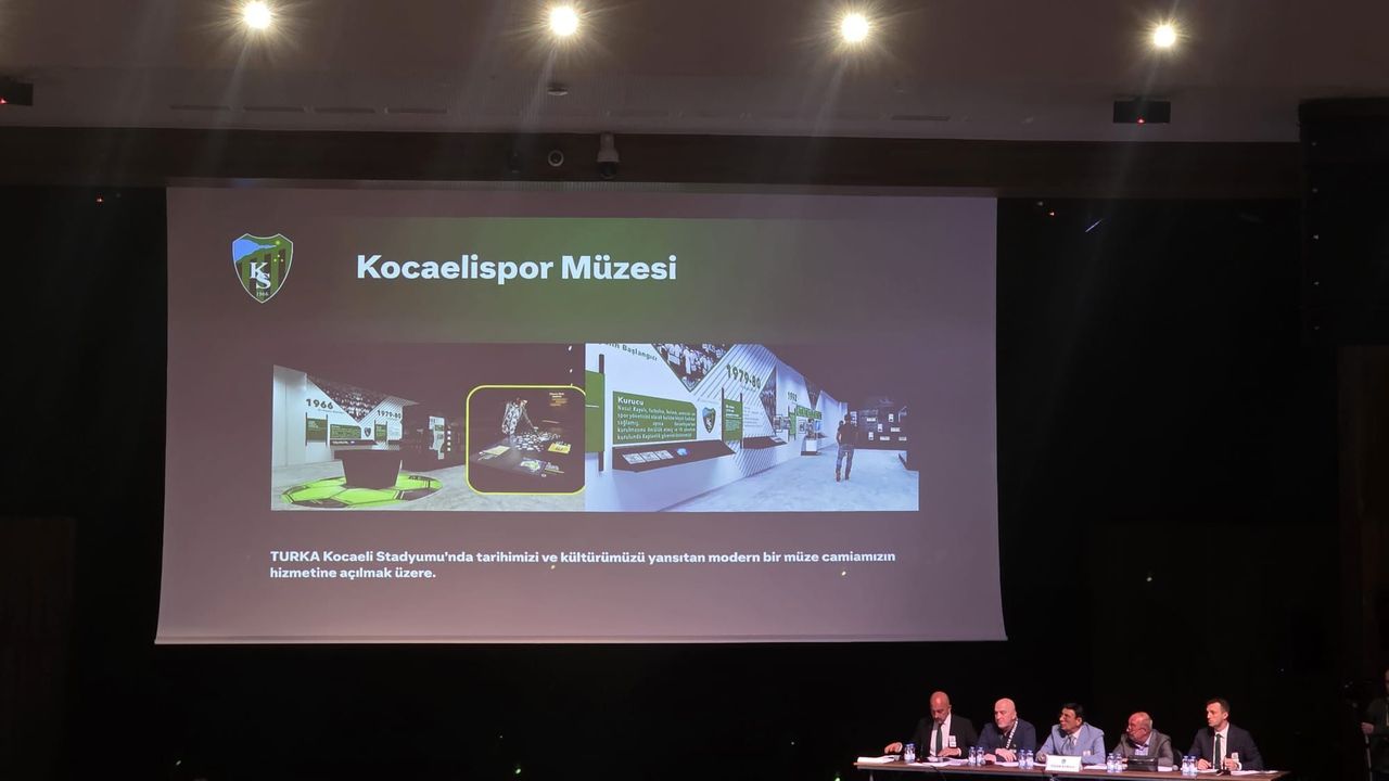 KOCAELİ BÜYÜKŞEHİR'DEN KOCAELİSPOR'A VEFA: TARİHİ MÜZE GELİYOR