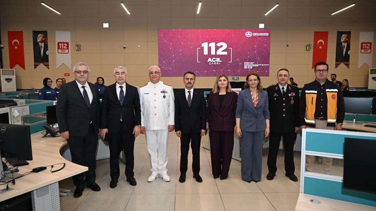 VALİ AKTAŞ’TAN 112 ACİL ÇAĞRI MERKEZİNE BAYRAM ZİYARETİ