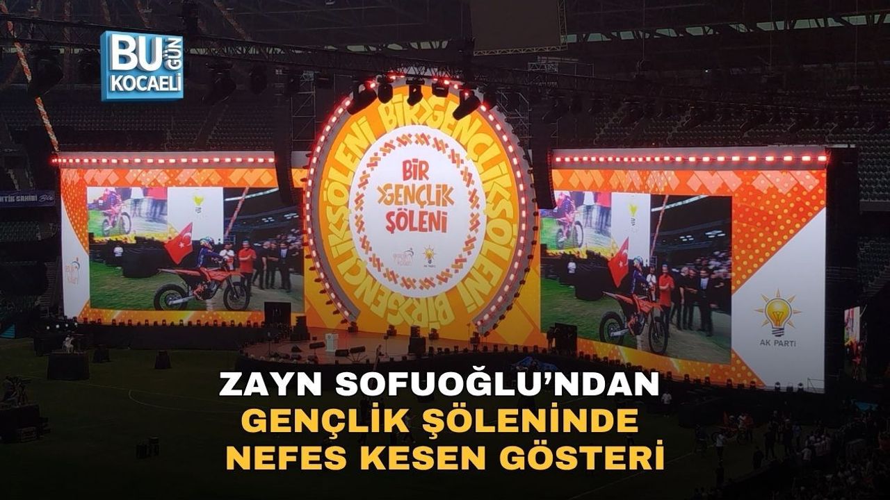 ZAYN SOFUOĞLU’NDAN GENÇLİK ŞÖLENİNDE NEFES KESEN GÖSTERİ