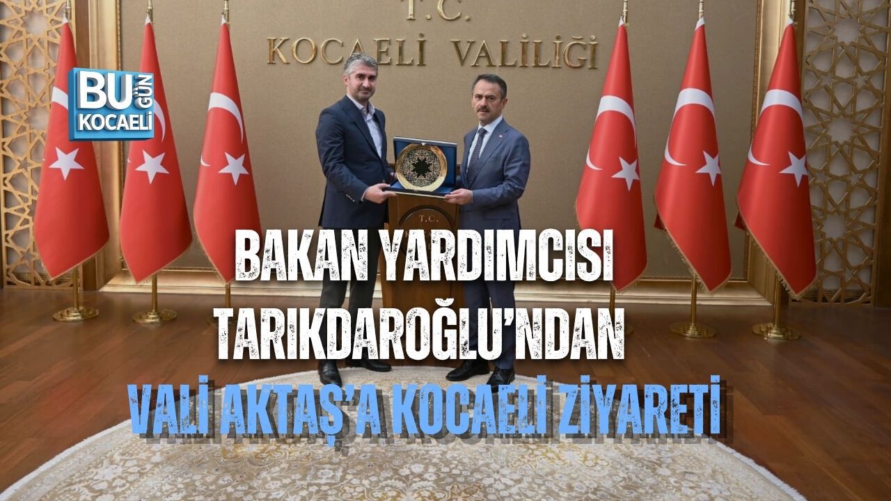 BAKAN YARDIMCISI TARIKDAROĞLU’NDAN VALİ AKTAŞ’A KOCAELİ ZİYARETİ