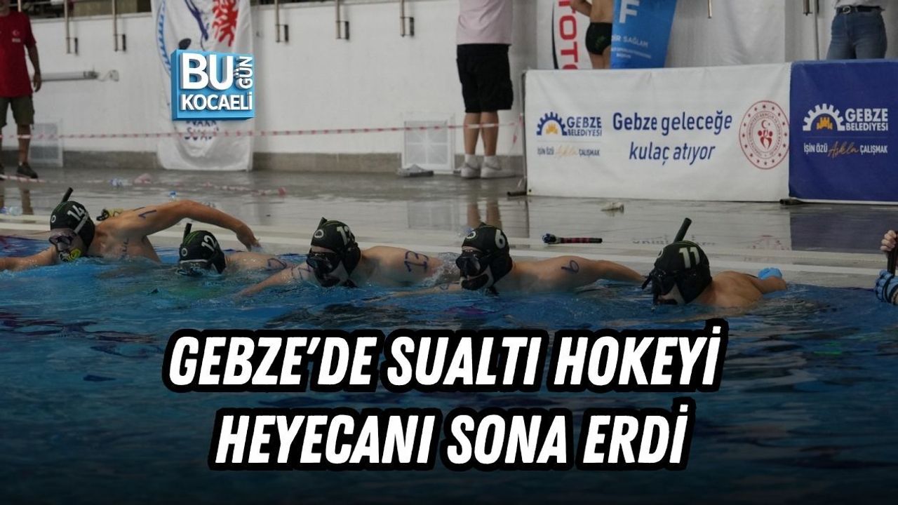 GEBZE'DE SUALTI HOKEYİ HEYECANI SONA ERDİ