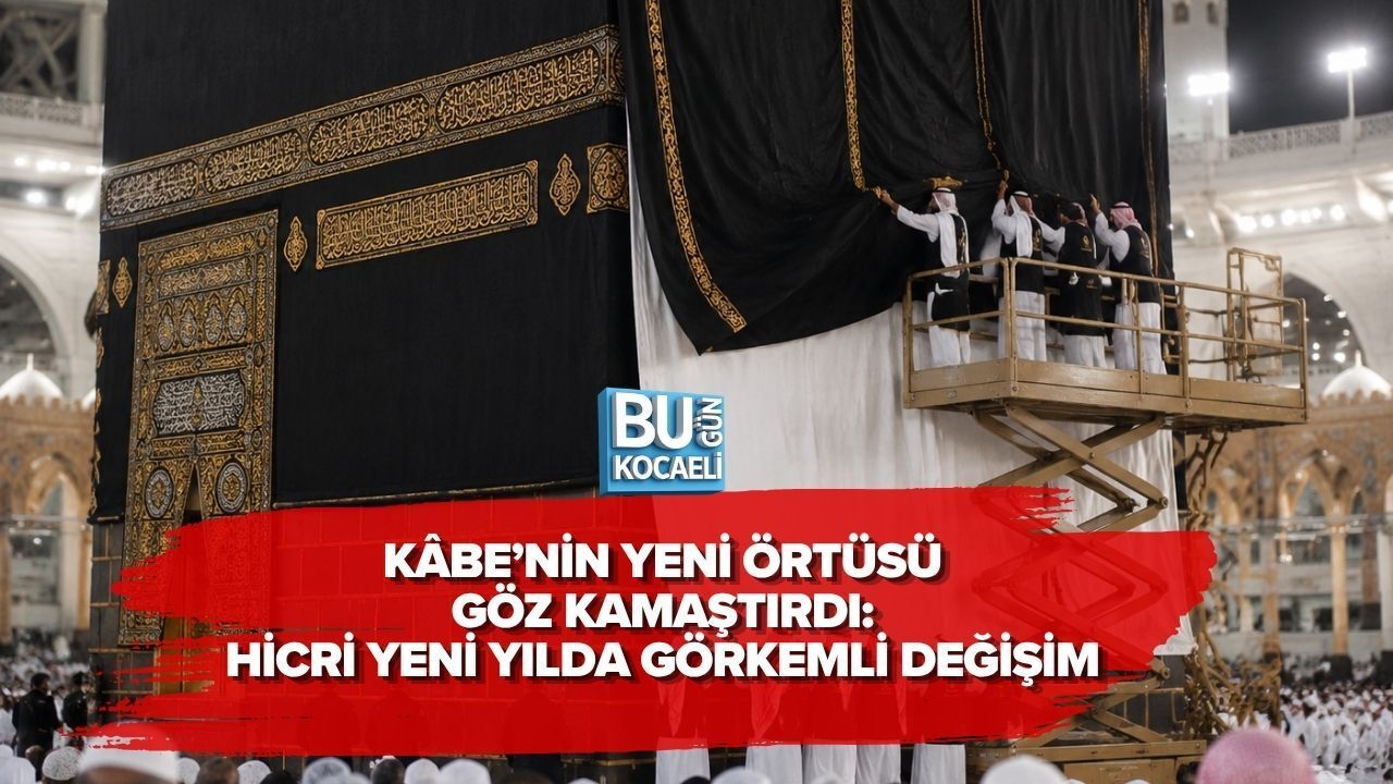 KÂBE’NİN YENİ ÖRTÜSÜ GÖZ KAMAŞTIRDI: HİCRİ YENİ YILDA GÖRKEMLİ DEĞİŞİM