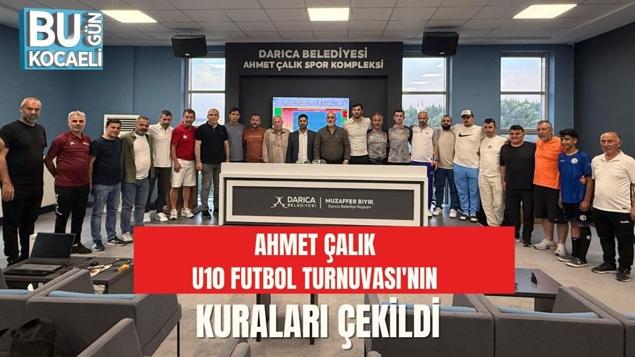 AHMET ÇALIK U10 FUTBOL TURNUVASI'NIN KURALARI ÇEKİLDİ