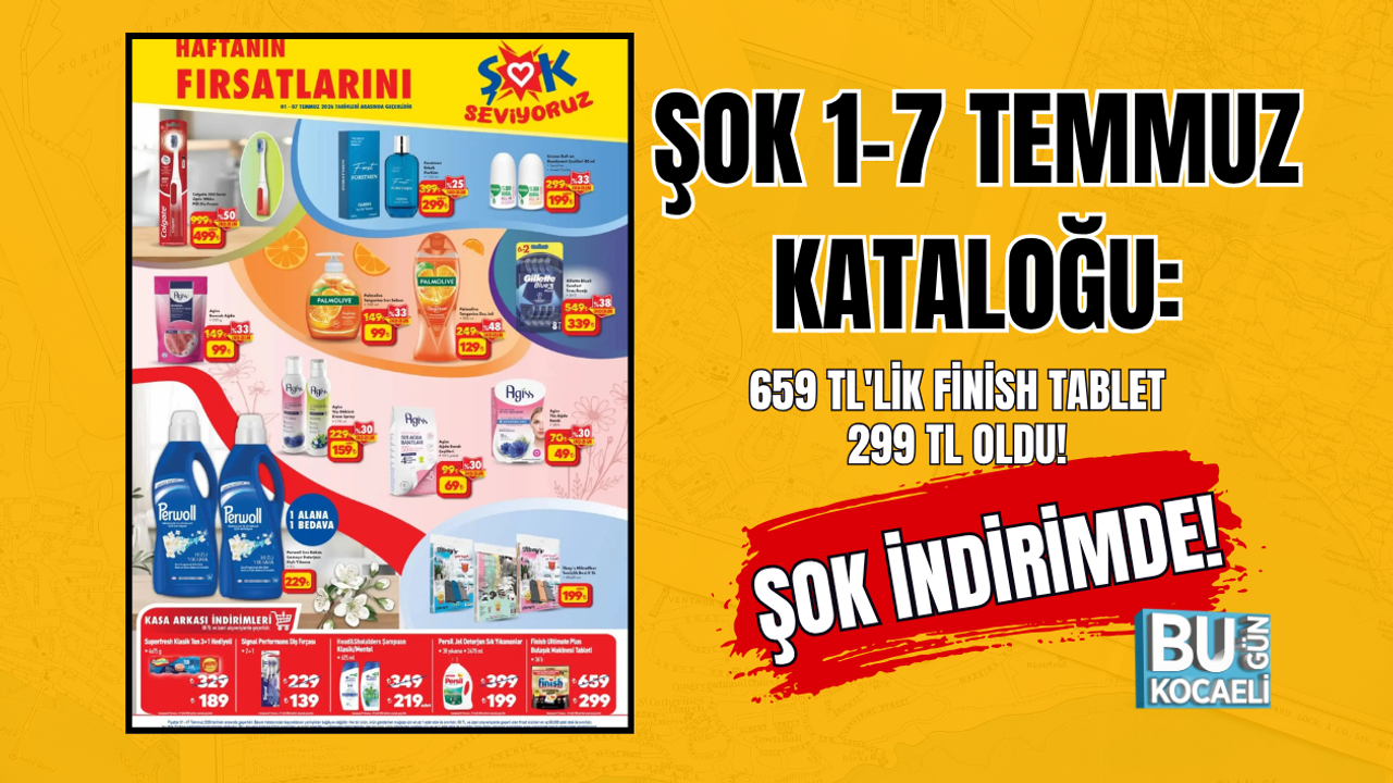 ŞOK 1-7 TEMMUZ KATALOĞU: 659 TL'LİK FİNİSH TABLET 299 TL OLDU!