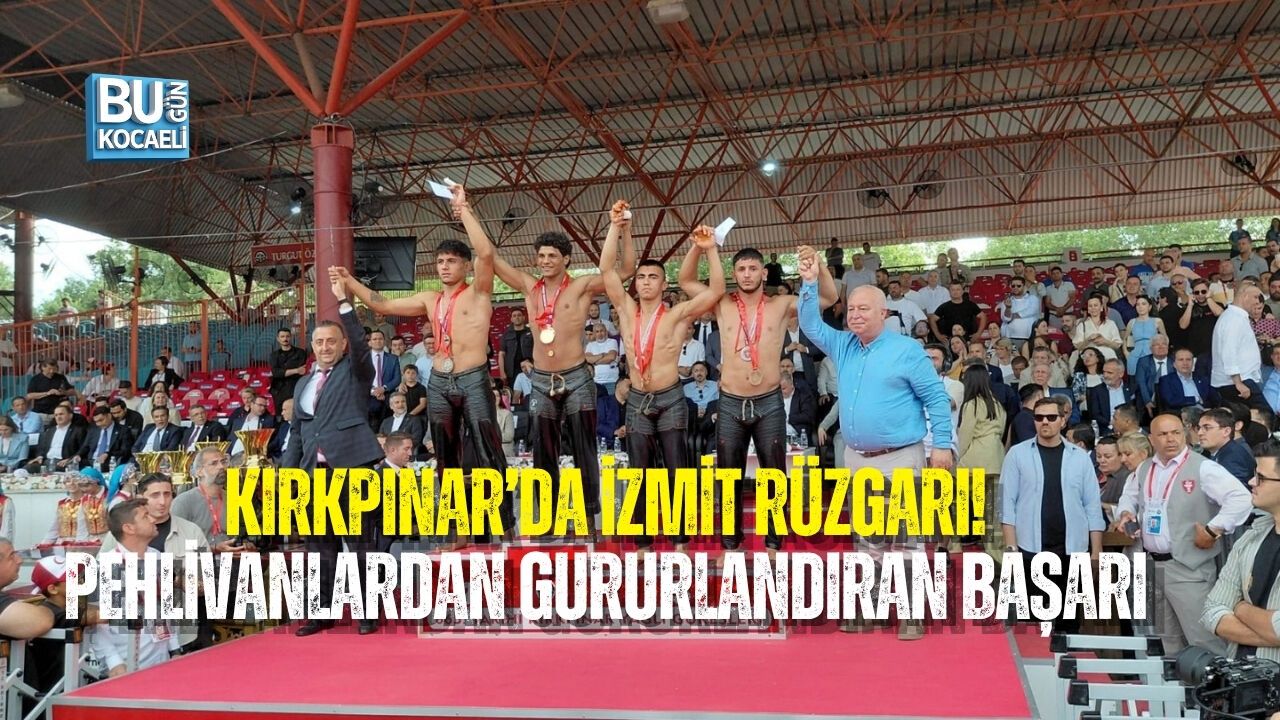 KIRKPINAR’DA İZMİT RÜZGARI! PEHLİVANLARDAN GURURLANDIRAN BAŞARI