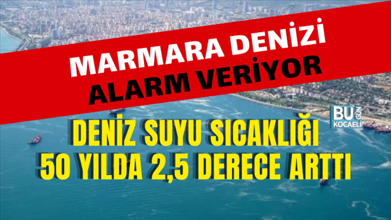 MARMARA DENİZİ ALARM VERİYOR: DENİZ SUYU SICAKLIĞI 50 YILDA 2,5 DERECE ARTTI