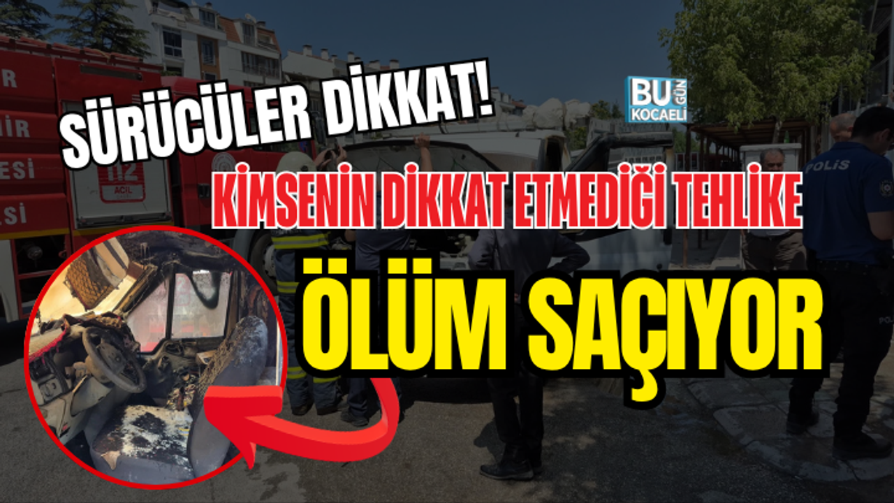 SÜRÜCÜLER DİKKAT! KİMSENİN DİKKAT ETMEDİĞİ TEHLİKE: ÖLÜM SAÇIYOR