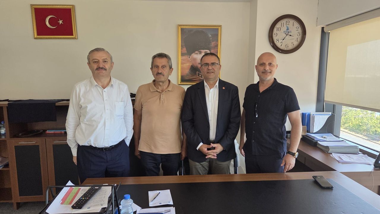 ÇAKIR VE AĞDAĞ'DAN EMENGEN, YALÇIN İLE SERTİF GÖKÇE'YE ZİYARET