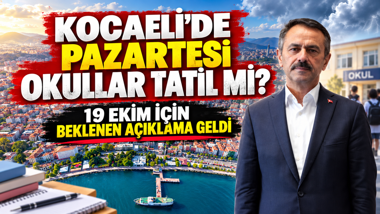 Kocaeli Valisi Aktaş'tan 19 Ekim Açıklaması