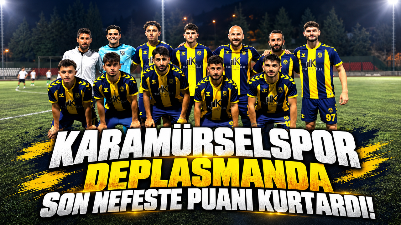Karamürselspor'dan Deplasmanda Beraberlik