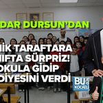 SERDAR DURSUN’DAN MİNİK TARAFTARA SINIFTA SÜRPRİZ! OKULA GİDİP HEDİYESİNİ VERDİ
