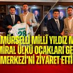 KARAMÜRSELLİ MİLLÎ YILDIZ MERİH DEMİRAL ÜLKÜ OCAKLARI GENEL MERKEZİ’Nİ ZİYARET ETTİ