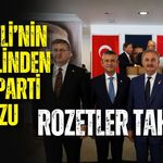 KOCAELİ’NİN 3 VEKİLİNDEN YENİ PARTİ POZU: ROZETLER TAKILDI
