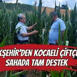 BÜYÜKŞEHİR’DEN KOCAELİ ÇİFTÇİSİNE SAHADA TAM DESTEK