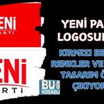 YENİ PARTİ LOGOSUNDA KIRMIZI BEYAZ RENKLER VE SADE TASARIM ÖNE ÇIKIYOR