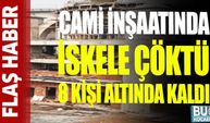 Kocaeli Haber - Cami İnşaatında İskele Çöktü: 8 Kişi Altında Kaldı!