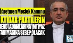 Kocaeli Haber - Haydar Akar'dan Öğretmen Meslek Kanunu Eleştirisi!