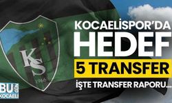 Kocaelispor Haber - Kocaelispor 4 mevkiye 5 transfer yapacak!