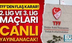 TFF 2. Lig ve 3. Lig maçları artık ücretsiz Youtube'dan yayınlanacak!