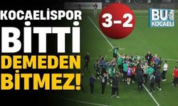 Kocaelispor 90'da dirildi, Göztepe'yi 2-0'dan gelip mağlup etti!