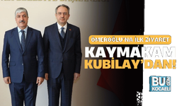 Ramazan Ömeroğlu’na ilk ziyaret Kaymakam Metin Kubilay’dan!