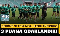 Kocaelispor'da Sakaryaspor antrenmanı 3 eksikle sürdü!