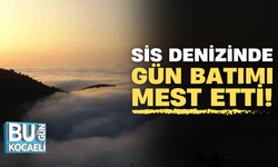 Kuzuyayla Tabiat Parkı'nda gün batımı mest etti!