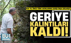 928 yıl önce Türk akınlarına karşı inşa edilen Sidera Kalesinden geriye kalıntıları kaldı!