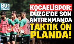 Kocaelispor: Düzce'de Son Antrenmanda Taktik Ön Planda!