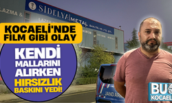 Kocaeli'nde film gibi olay, kendi mallarını alırken hırsızlık baskını yedi!